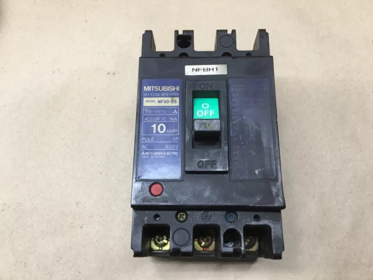 MITSUBISHI NF30-SS NO-FUSE BREAKER 10A 3-POLE | MITSUBISHI