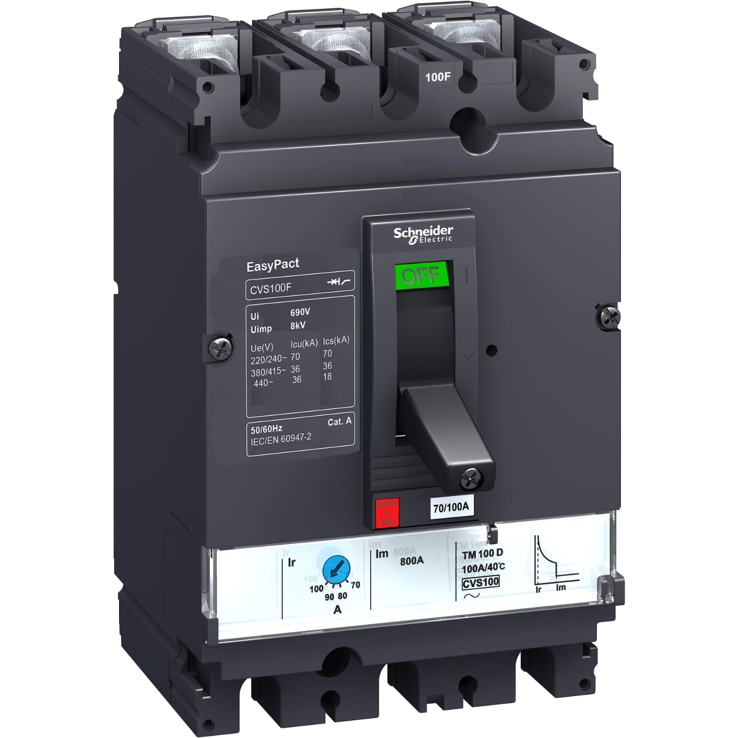 Molded Case Circuit Breaker 100A 3P | Hyundai Main image
