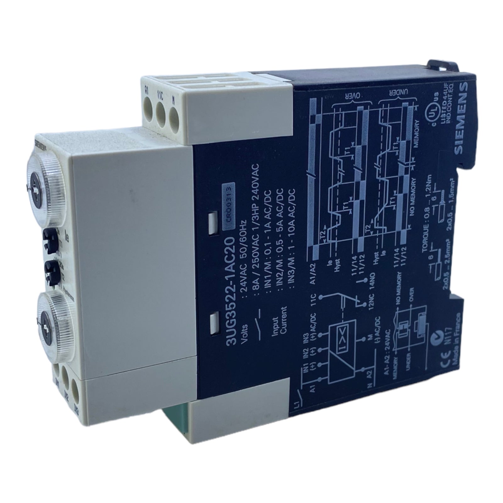 Monitoring Relay 3UG3522-1AC20 5060Hz | Siemens