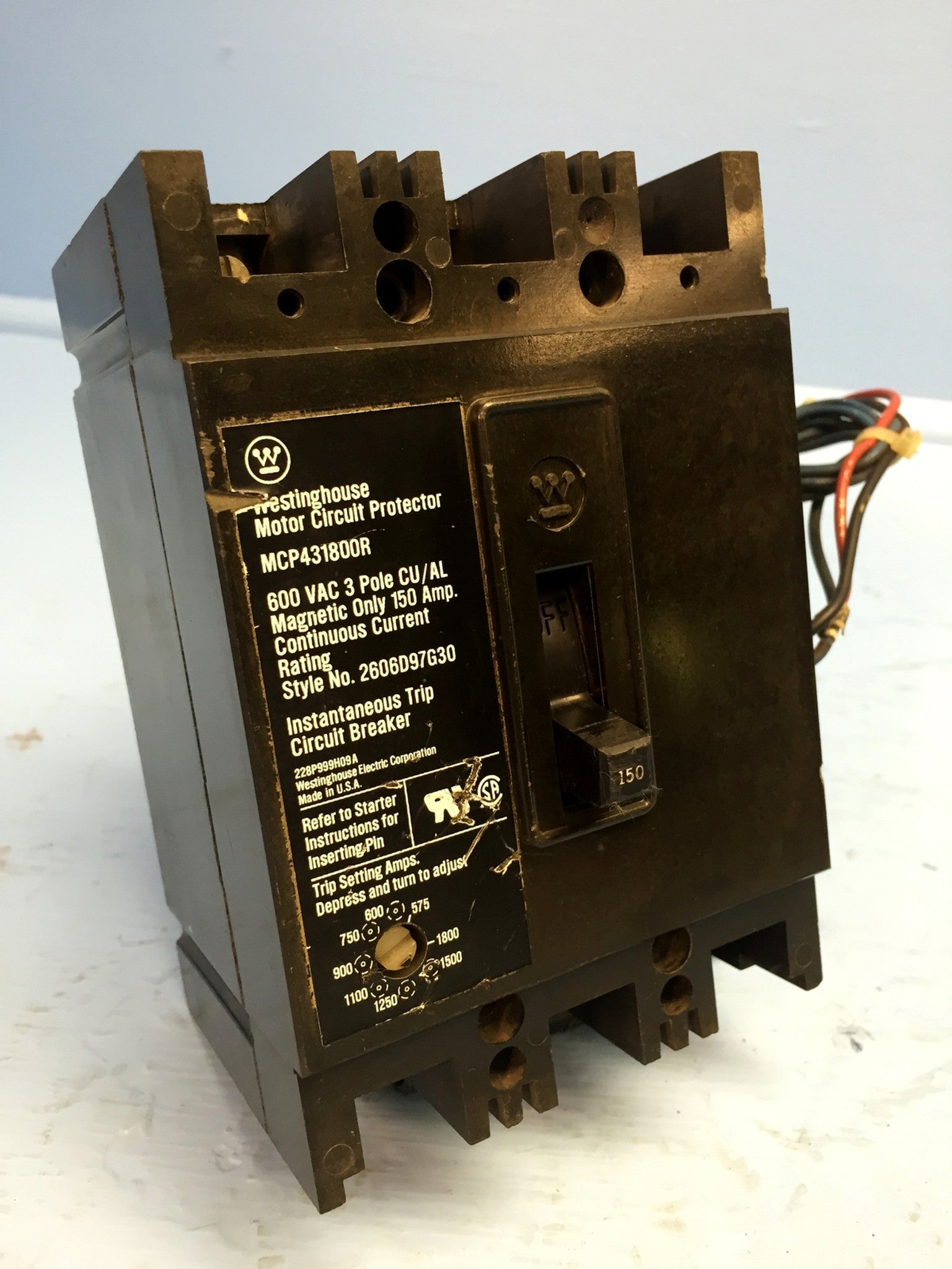 Motor Circuit Protector Westinghouse Mcp431800r | Westinghouse Main image
