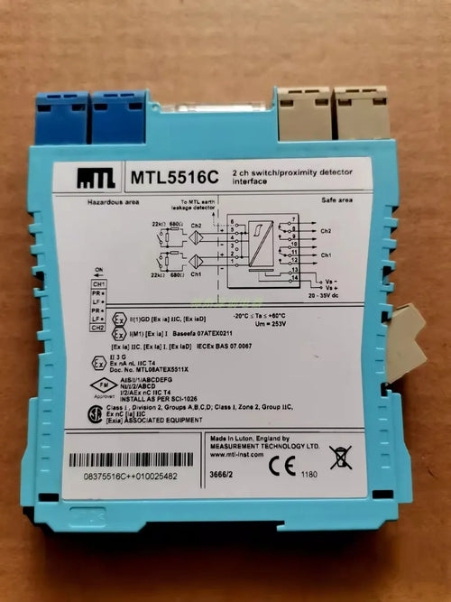 MTL5516C 2-CH Switch/Proximity Detector Interface – Industrial Automation-Ram Automations