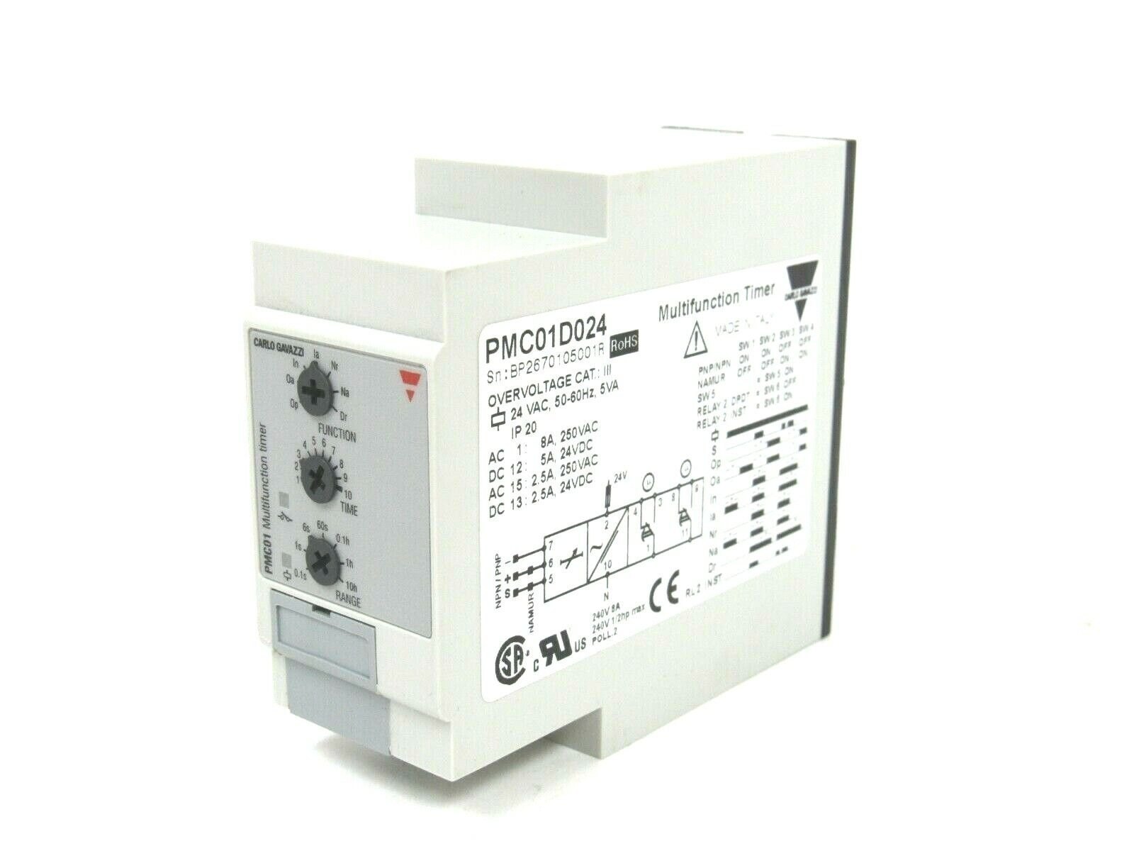 Multifunction Timer Carlo Gavazzi PMC01D024 | Carlo Gavazzi