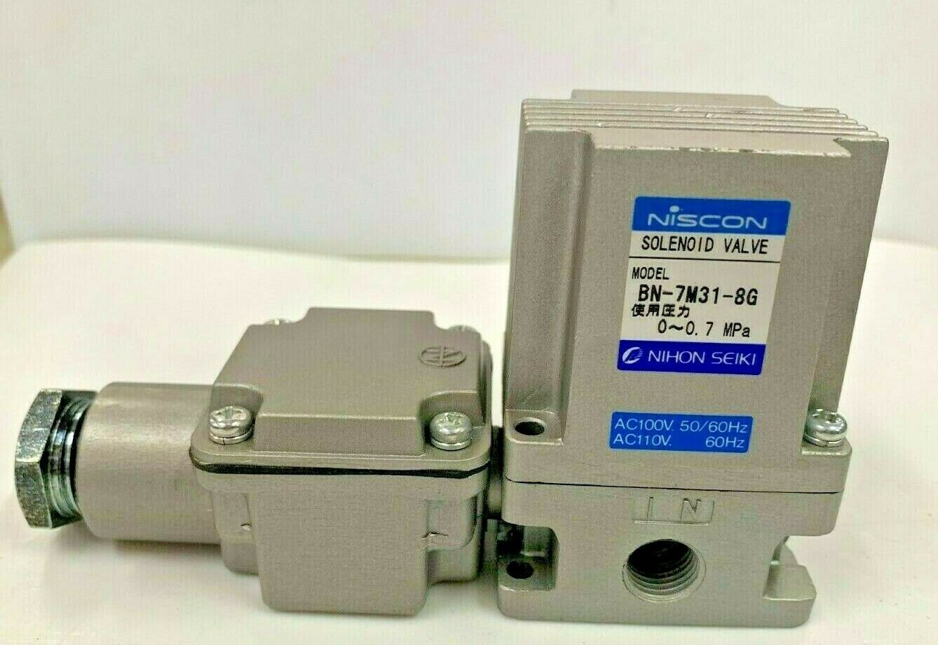 NISCON BN-7K23-20-G-100 SOLENOID VALVE