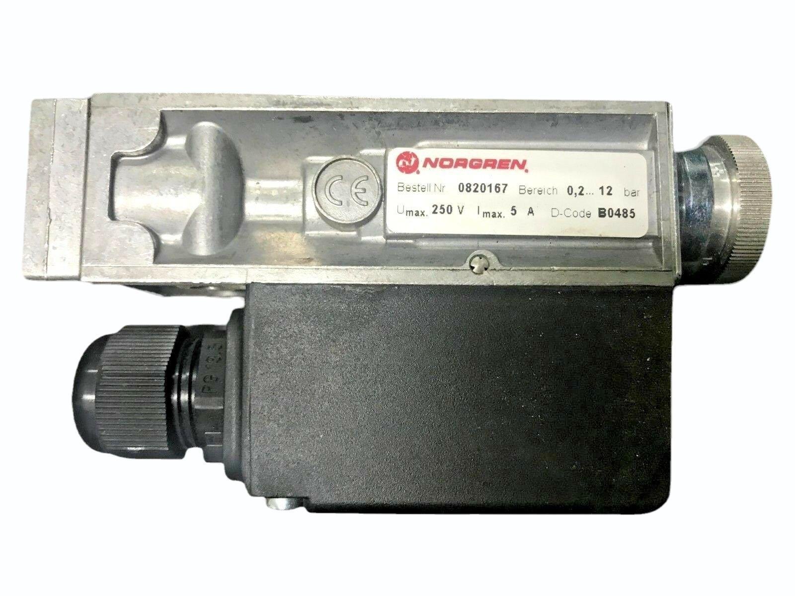 Norgren Pressure Switch 0820135 | 0.2-12 BAR Main image