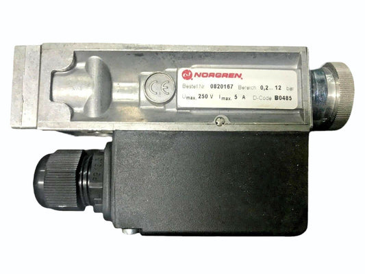 Norgren Pressure Switch 0820135 | 0.2-12 BAR