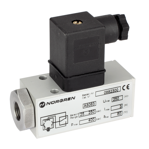 Norgren 0880641 A8106 Pressure Switch for H436 Model - Ram Automations