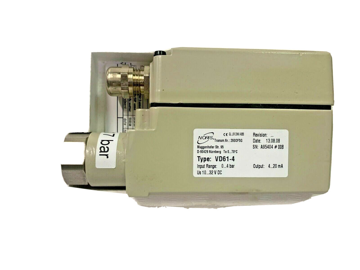 NORIS VD61-4 Pressure Transmitter Review | Sensor Tech