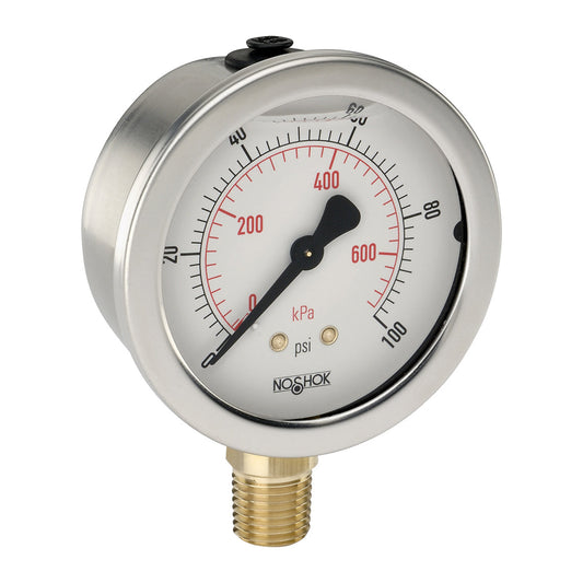 NOSHOK 25-901 Pressure Gauge | Industrial Monitoring