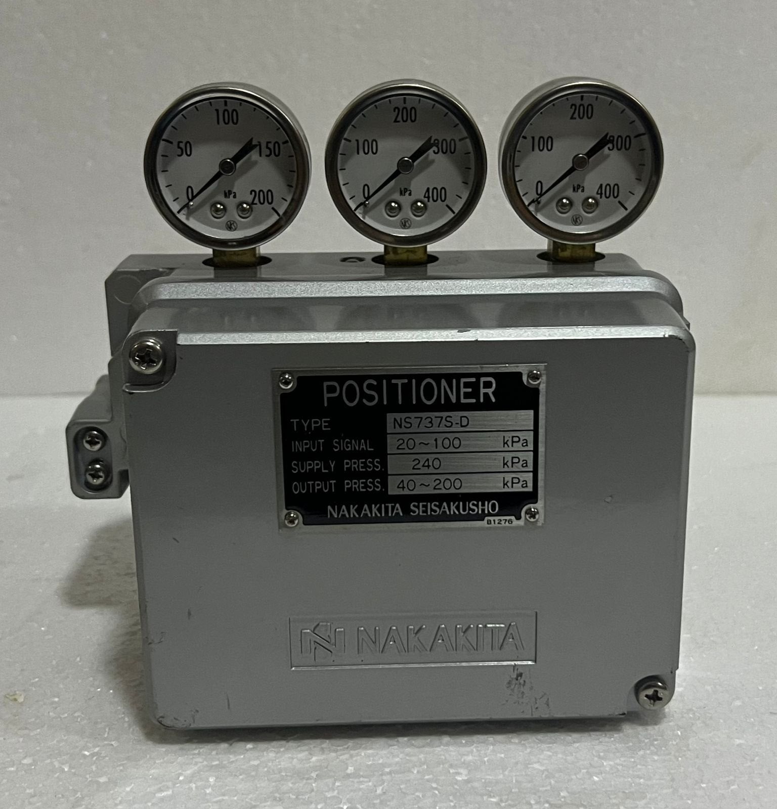 NS737S-D NAKAKITA Valve Positioner - SEISAKUSHO Control Main image