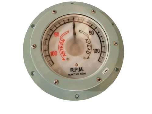 Nunotani Keiki Electric Propeller Shaft Revolution Indicator JIS F 8521-SL200K Main image