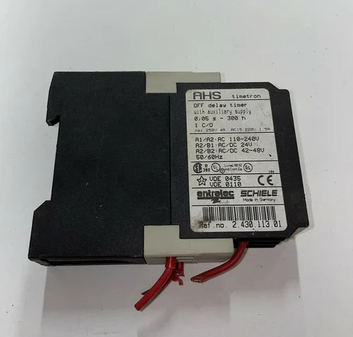 Entrelec AHS Off Delay Timer with Auxiliary Supply - 2.430.113.01-Ram Automations