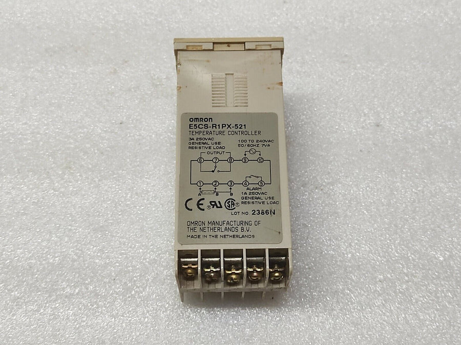 Omron E5Cs R1Px 521 Temperature Controller - 250VAC, 3A-Ram Automations