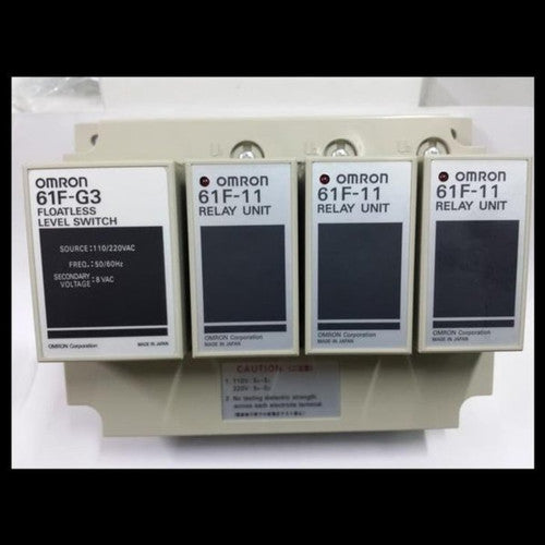 Omron Floatless Level Switch 61F-G3 with 3 Relay Units for Precise Level Control