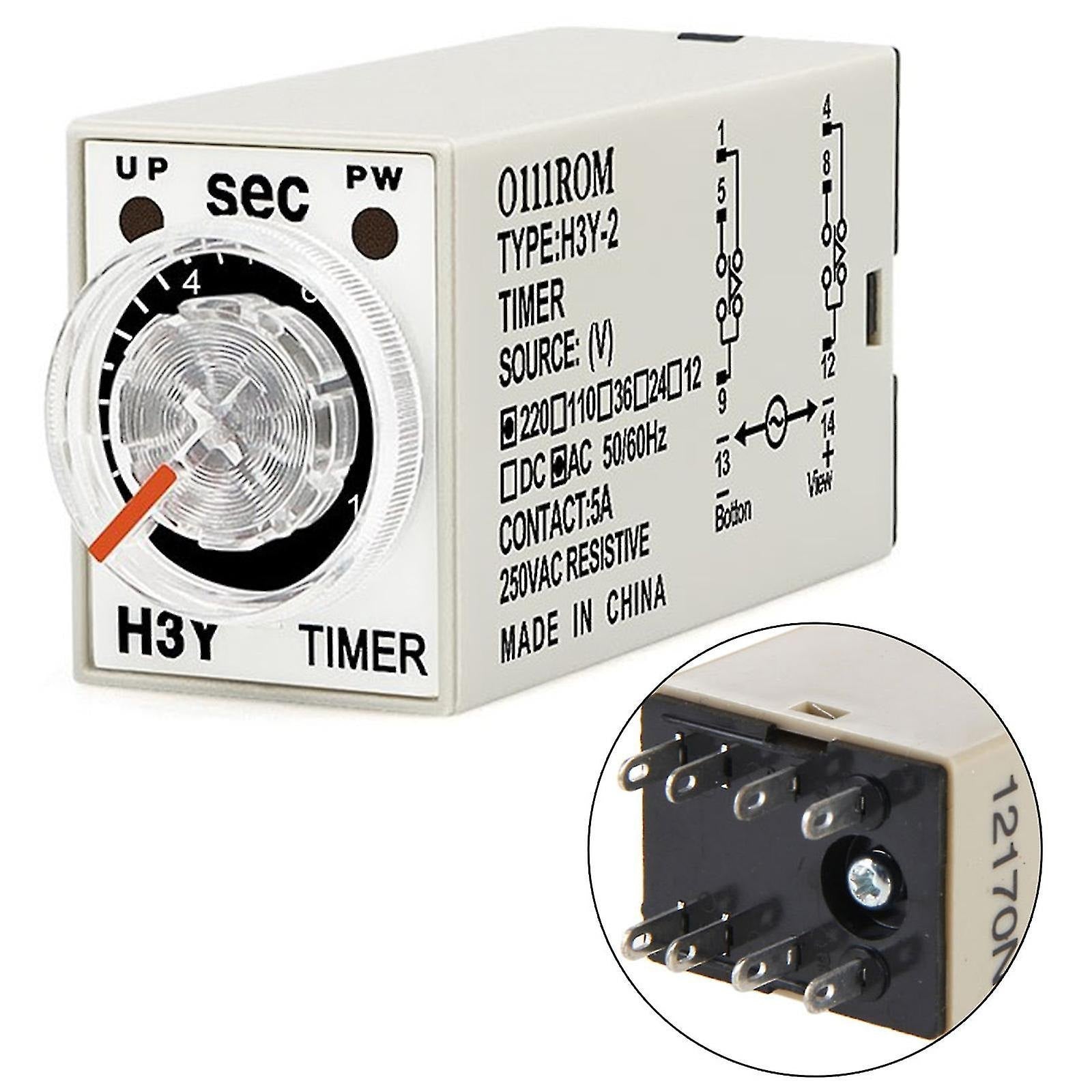Omron H3Y2 Timer Relay With Base | Omron
