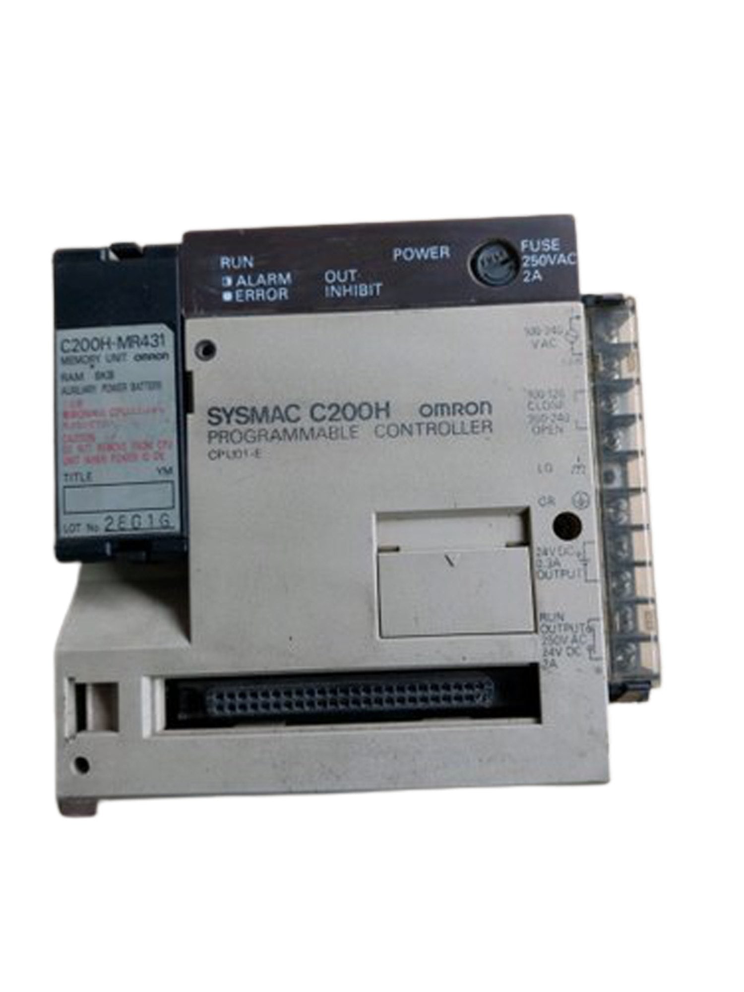 OMRON SYSMAC C200HS-CPU03 Programmable Controller for Efficient Automation Main image