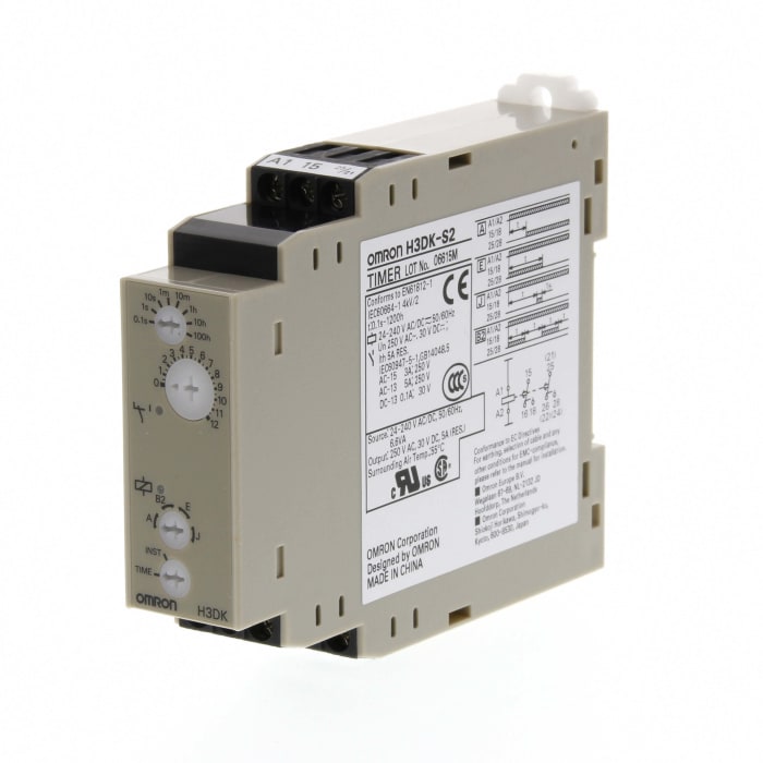 OMRON TIMER RELAY H3DK-S2 0.1s-1200h | OMRON Main image