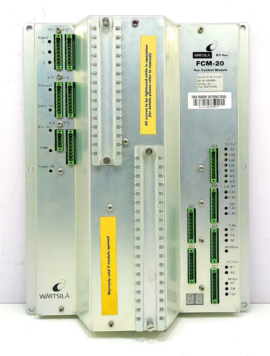 Optimize Your Engine Performance with Wartsila Sulzer RT-Flex FCM-20 Flex Control Module
