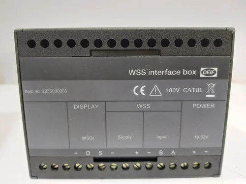 Optimize Your System with the DEIF WSS Interface Box 2035000006