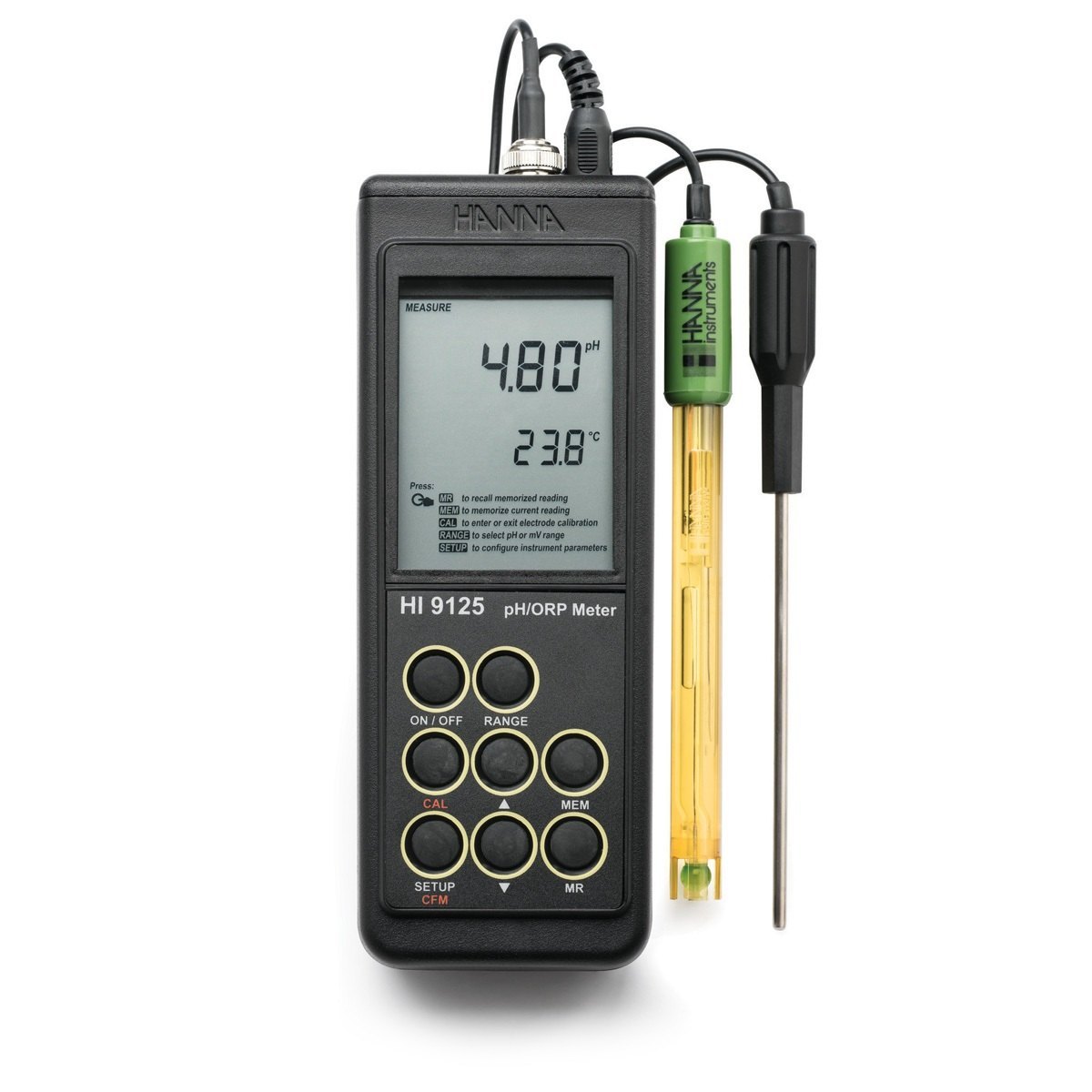 HANNA HI 9125 pH/ORP Tester | HANNA Instruments - Ram Automations