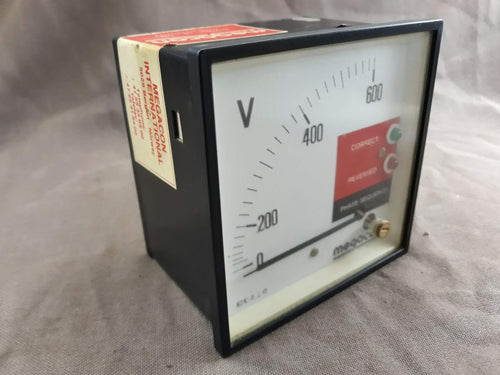 Megacon KSP34 Phase Monitoring Voltmeter - 0-600V Voltage Range-Ram Automations