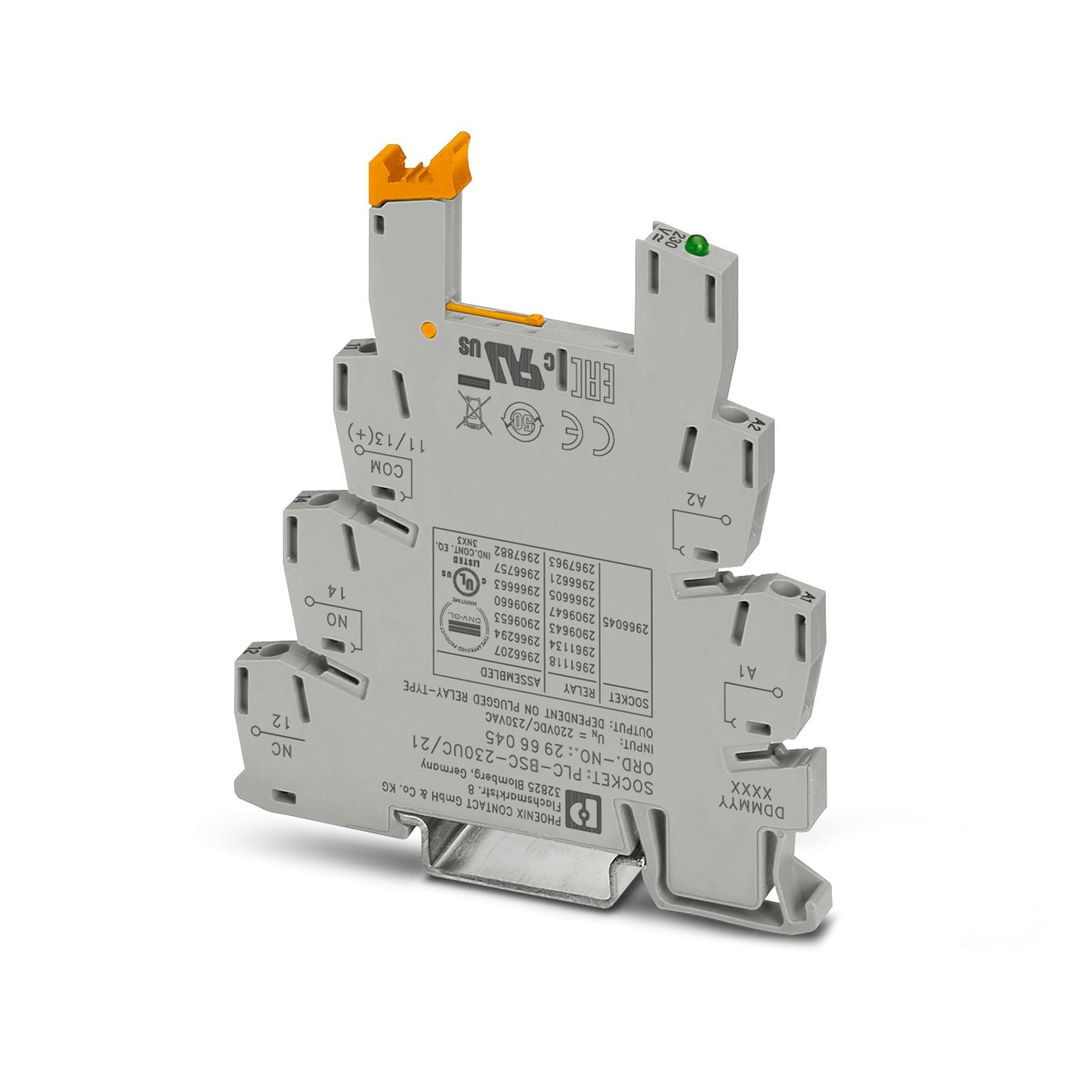 Plc-bsc-230Uc21-21 Relay Socket Phoenix Contact Main image