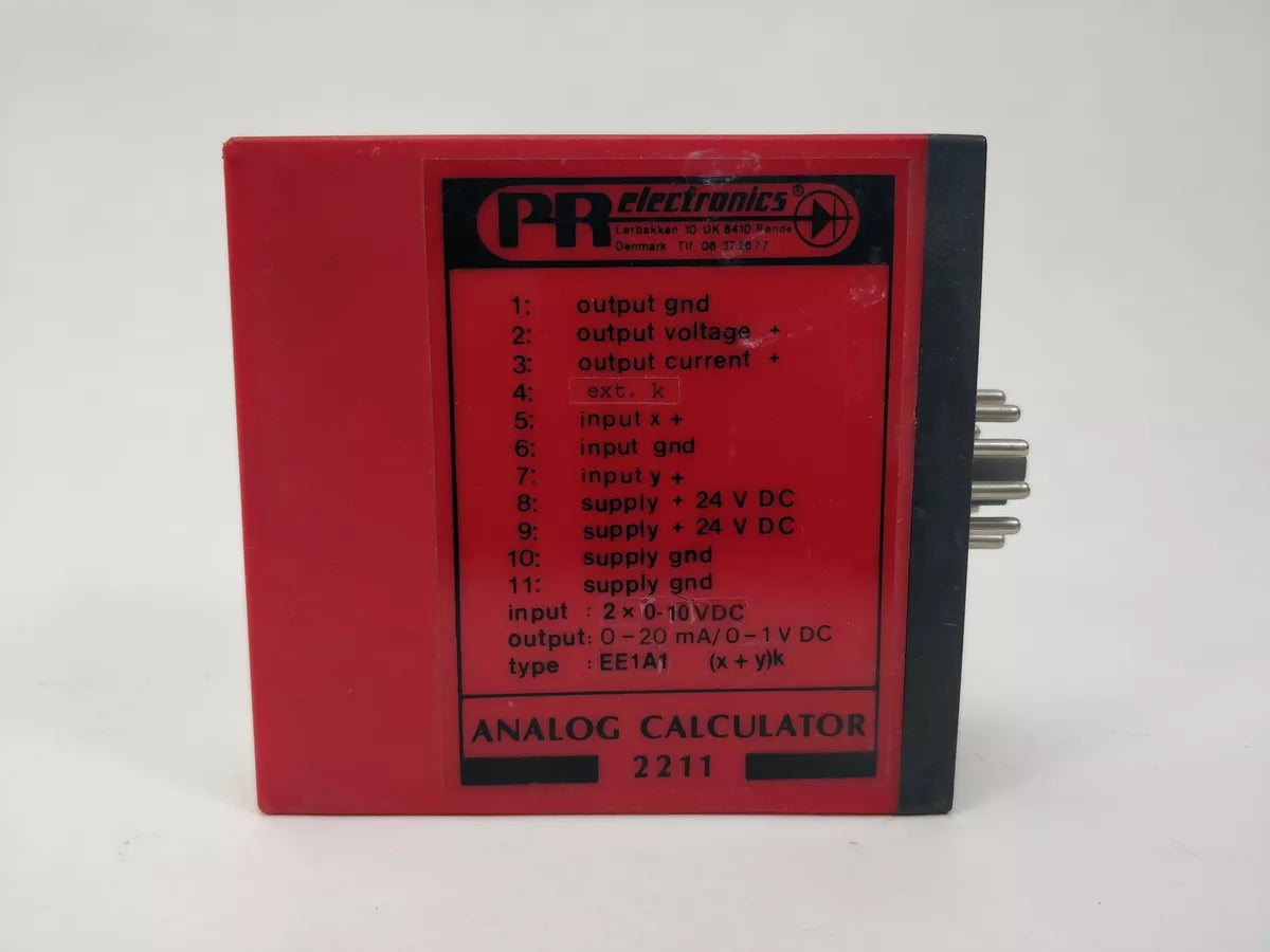 PR Electronics 2211 Analog Calculator - Calculate with Precision