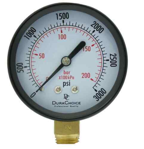 Pressure Gauge 0-20 Bar | Alianca Comercial NBR 14105-1
