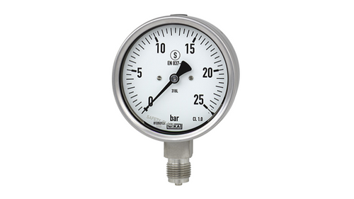 Wika Pressure Gauge 0-25 Bar EN 837-1 - Industrial Grade-Ram Automations