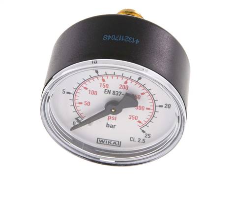 Wika Pressure Gauge 0-25 Bar - Swiss Movement - 316L Stainless Steel-Ram Automations