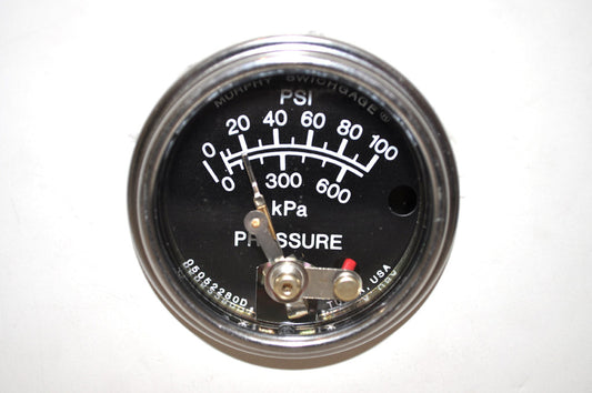 Pressure Gauge 9272 1422 0 100 PSI | Murphy