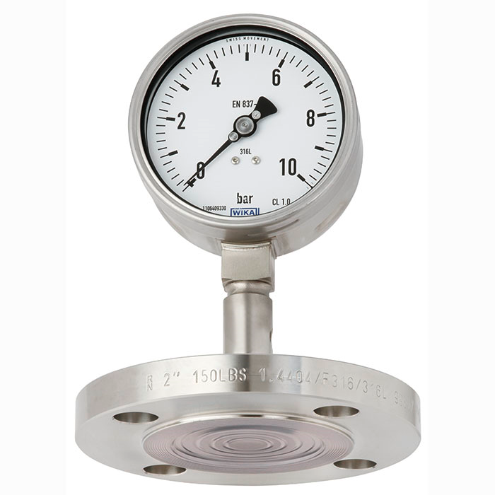 Pressure Gauge Wika En 837-1 | W/Out Flange