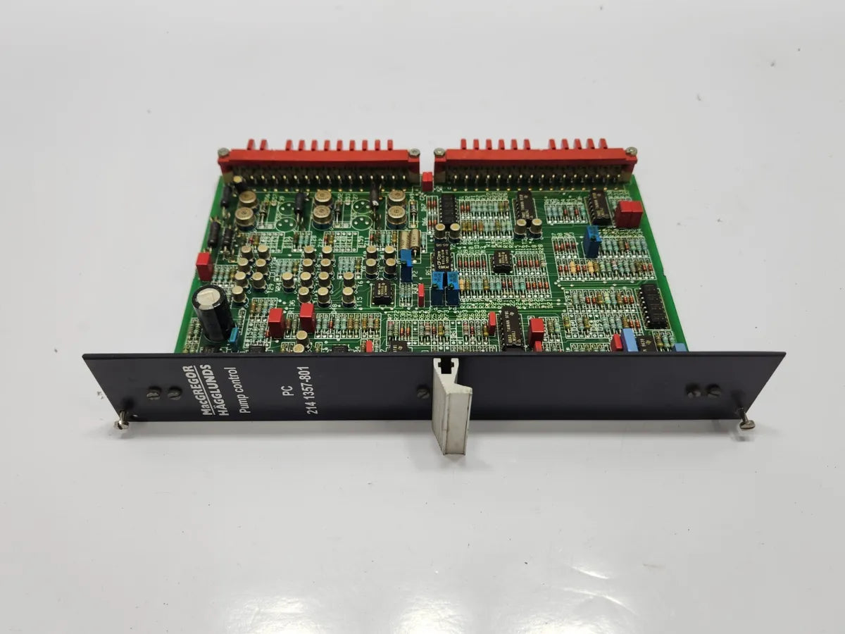 Pump Control PCB Card Macgregor Hagglunds PC 214 1357-801 | Macgregor Hagglunds