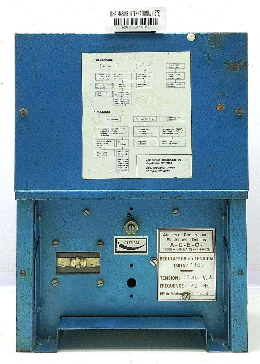 Regulateur de Tension 15074/1100 for Voltage Regulation Main image