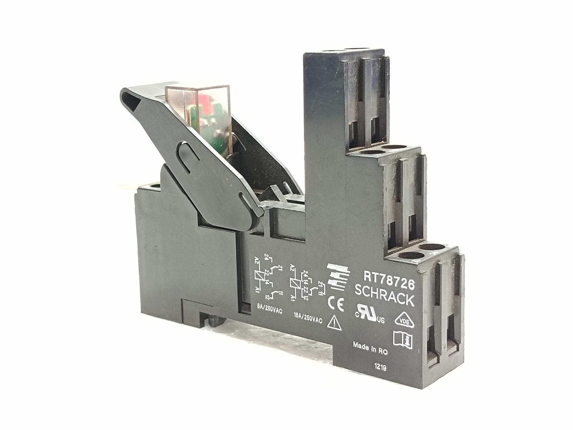Relay With E113714 Base Schrack Pt570730 | Schrack Main image