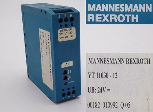 Rexroth VT11030-10 UB Hydraulic Valve - 24V Proportional Control-Ram Automations