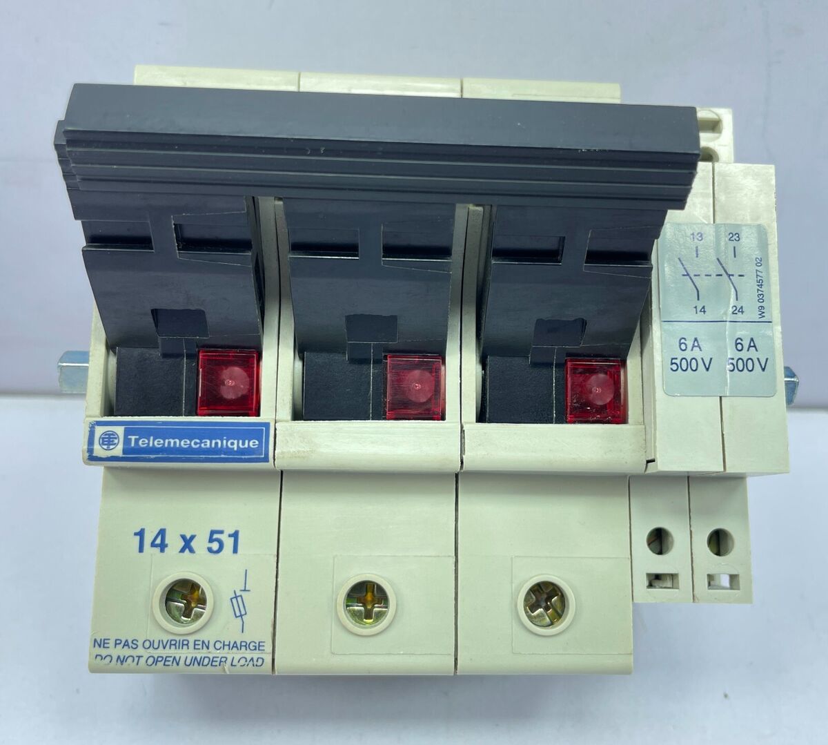 TELEMECANIQUE 50A FUSE SIZE ISOLATOR DISCONNECTOR GK1-ES AG257 | TELEMECANIQUE - Ram Automations