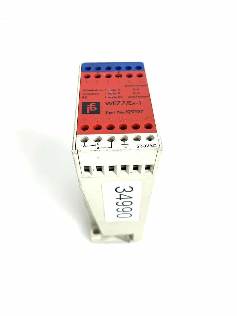 Pepperl + Fuchs WE77/Ex-1 Switch Amplifier - Model Nr.129197 - Ram Automations