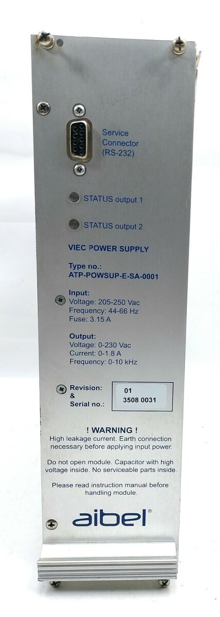 Aibel ATP-Powsup-E-SA-0001: High Performance Viec Power Supply - Ram Automations
