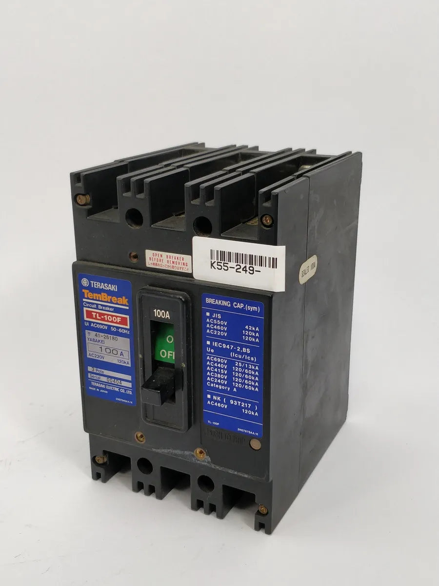 TERASAKI TL-100F TEMBREAK MOLDED CASE CIRCUIT BREAKER | TERASAKI - Ram Automations
