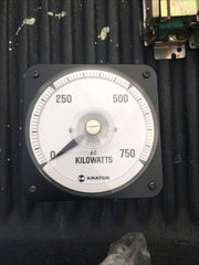 3 Phase 3 Wire AC Wattmeter KRATOS A4W.802-125 | KRATOS