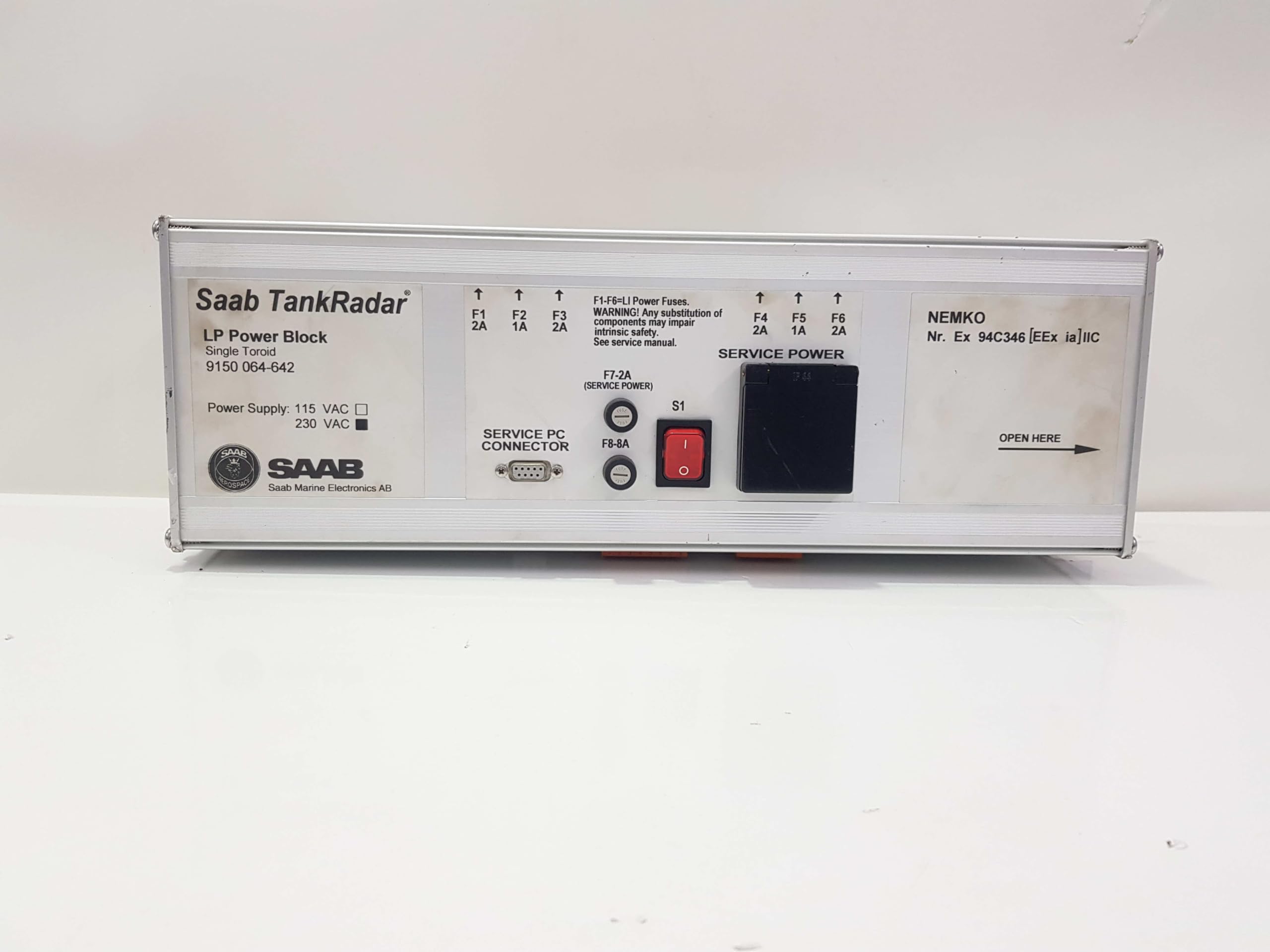 Saab TankRadar Electronics 9150 064-642 A LP Power Block Main image