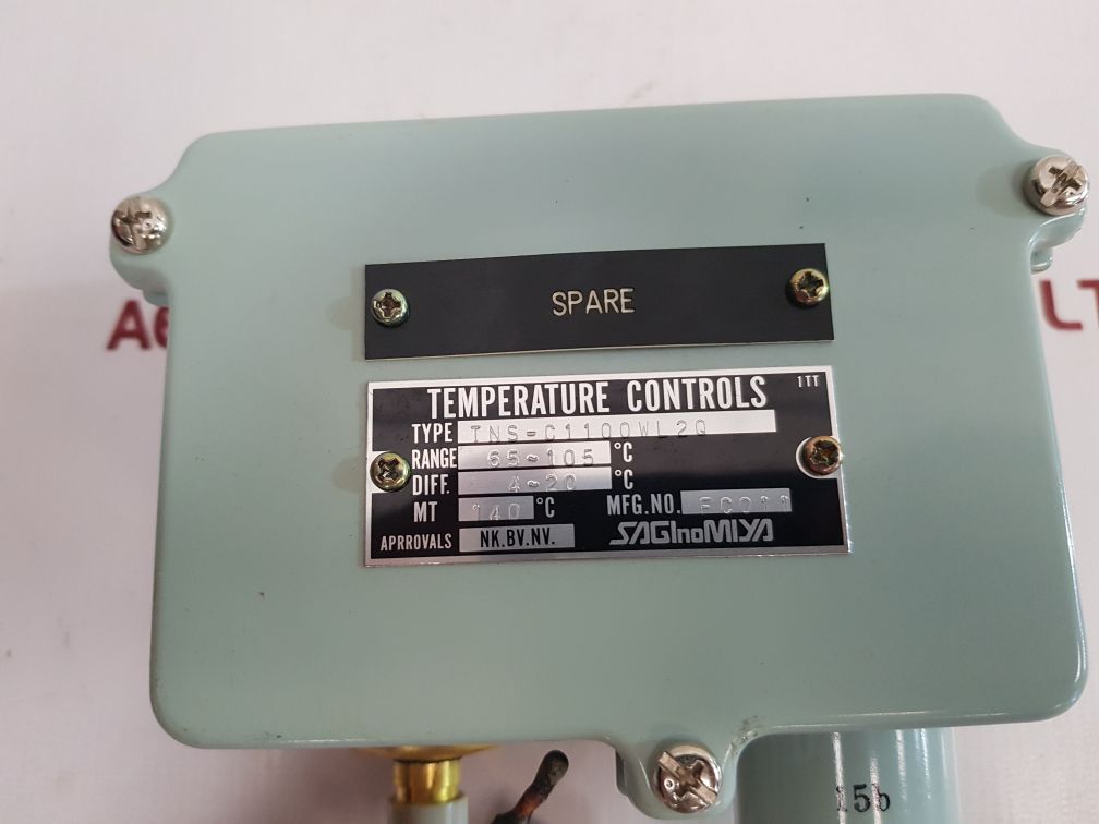 SAGINOMIYA TNS-C1150WL5Q TEMPERATURE CONTROLS 115~150°C