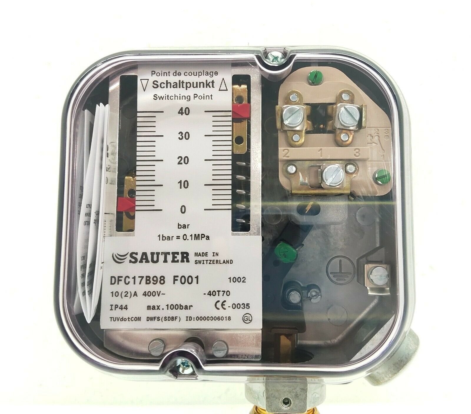 SAUTER TC1G24W F001 THERMOSTAT