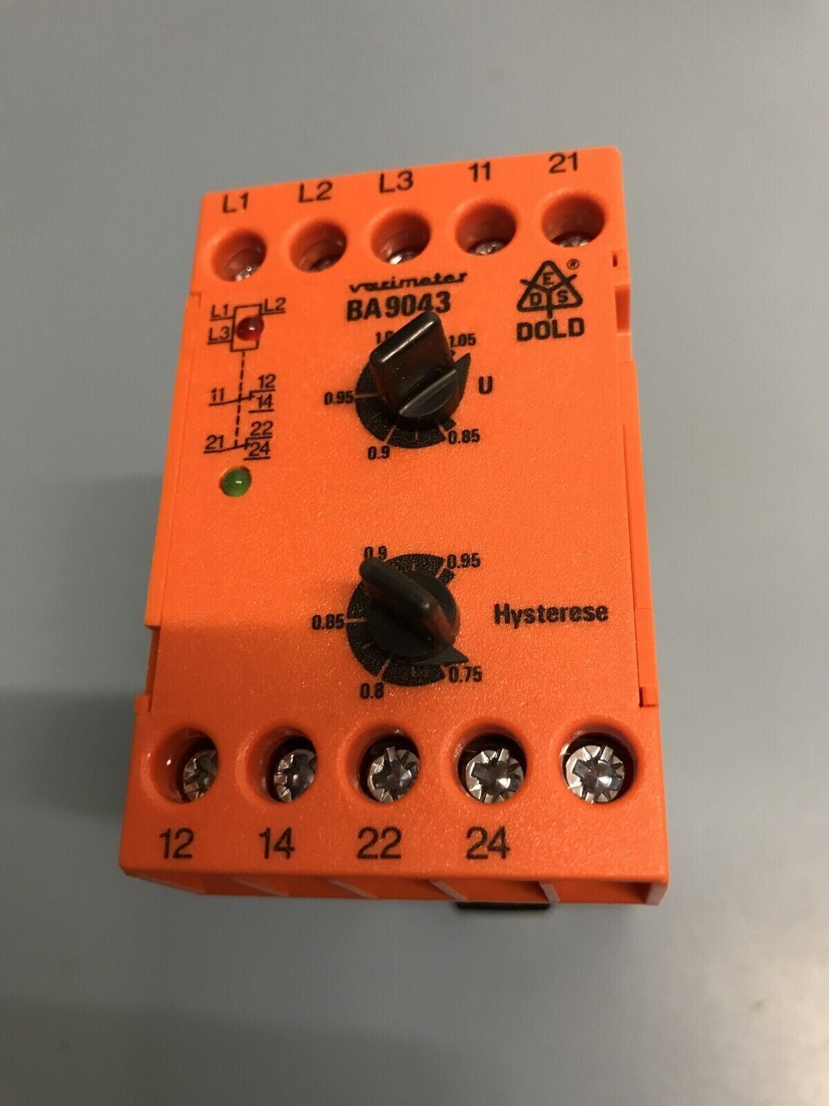 SCHLEICHER VOLTAGE MONITORING RELAY 11 SXT 250V ~ 6A AG307 | SCHLEICHER Main image