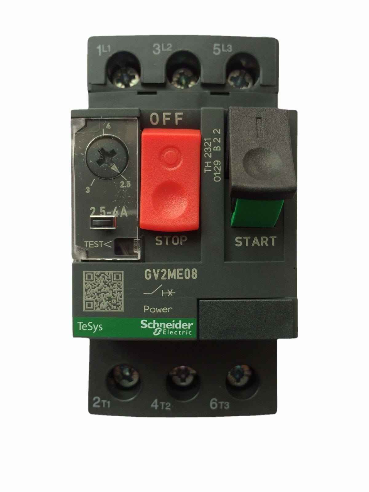 SCHNEIDER ELECTRIC GV2-ME08 C MOTOR CIRCUIT BREAKER Main image