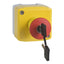 Schneider 9001KR9RH25 Emergency Stop Switch with Key for Safe Equipment Operation
