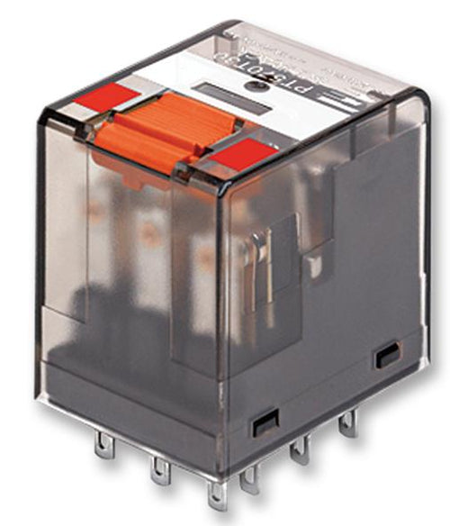 Schrack Relay with Socket PT570024 PT78704 - 24VDC 6A-Ram Automations