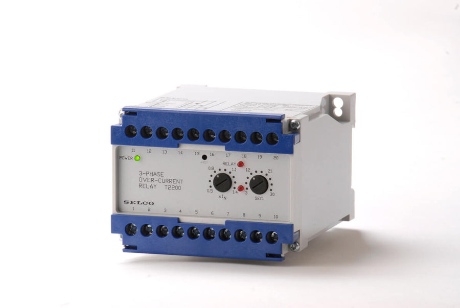 SELCO T2200-06 Overcurrent Relay - 3-Phase Protection-Ram Automations