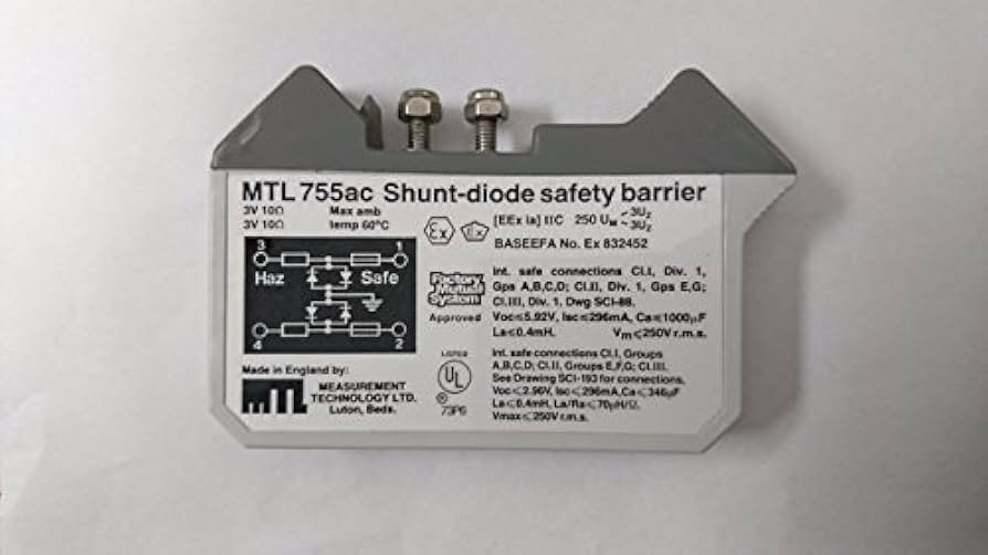Shunt-diode Safety Barrier 3V 10Ω Measurement Technology MTL 755AC