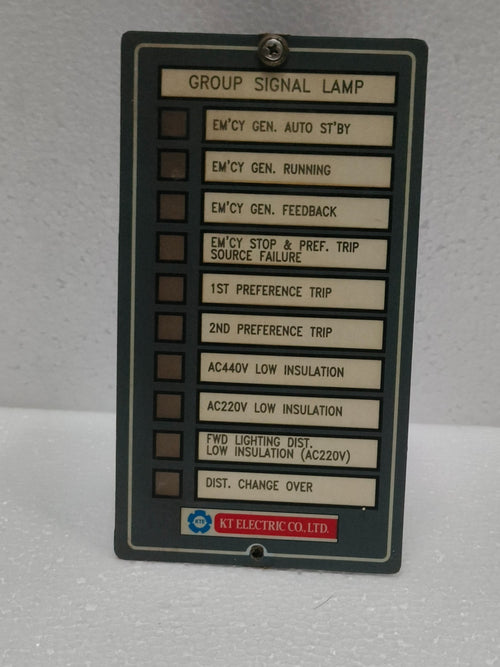 Kt Electric Shutdown Alarm Lamp KTMS-20-10 – Reliable Alert System-Ram Automations